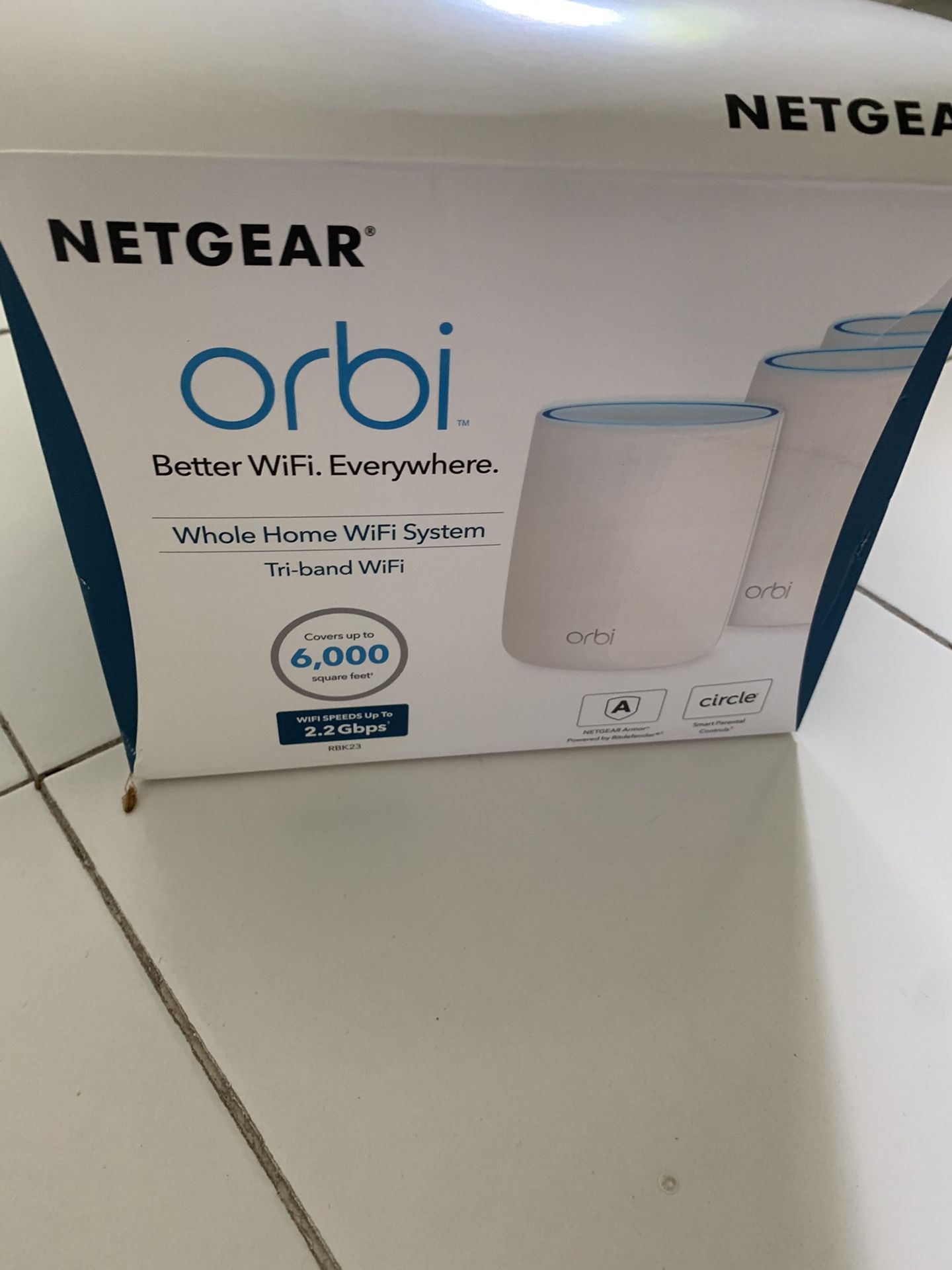 NETGEAR Orbi Whole Home WiFi System Tri-Band WiFi