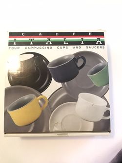 Rare Find Cafe Italia Cappuccino Signature House Ware Incorporated