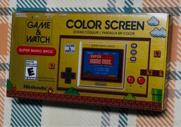 Nintendo Game & Watch: Super Mario Bros 35th Anniversary System CIB Tested