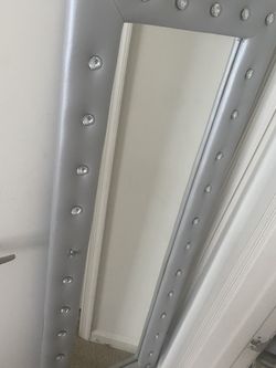 Tall Tufted Mirror