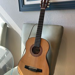 VINTAGE HOHNER Acoustic Guitar 1/2 Size - Natural - Model HC02