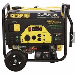 New In Box Champion 3800 Watt Dual Fuel Generator