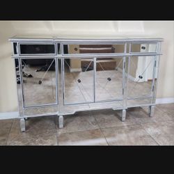 Mirrored Buffet, Dresser, Sideboard....$400 Obo