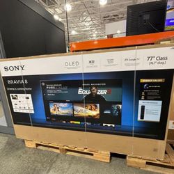 77 “ Sony smart 4K OLED HDR 120HZ BRAVIA 8 TV 