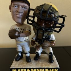 Glass & Sanguillen Bobble Head, Pittsburgh Pirates 2005