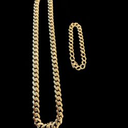 10k Gold Bracelet And Chain