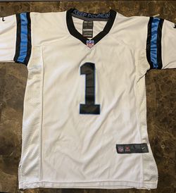 Cam Newton #1 New England Patriots Jersey Youth Size L
