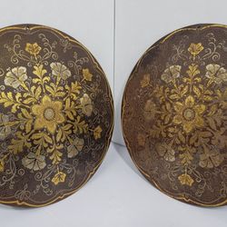 Zlatoust Vintage Steel Engraved Round Wall Plaque USSR