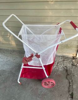 Folding beach cart