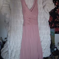 Small Long Pink Dress