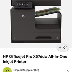HP Officejet Pro X576dw All-In-One Inkjet Printer