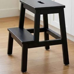 IKEA BEKVÄM Step Stool - Black - 20" (Fully Assembled)