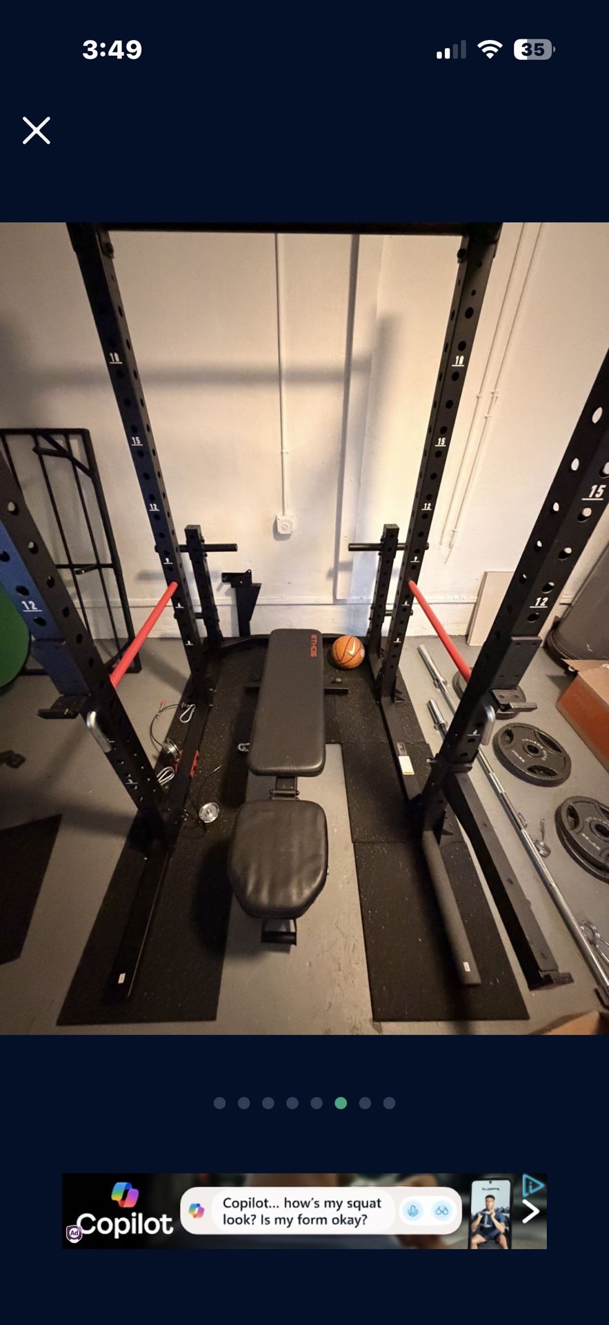 Power Rack with Bench