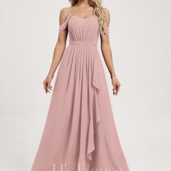 JJ House Flowy Dress - Blush Pink
