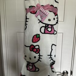 Strawberry Hello Kitty Blanket