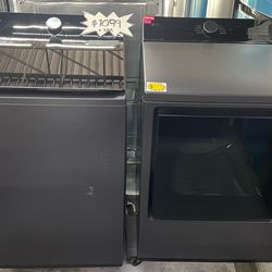 LG set washer 5.3 cu ft and dryer 7 cu ft