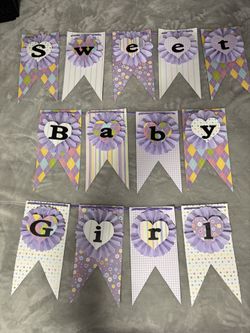 Baby Shower Banner Nursery Decor