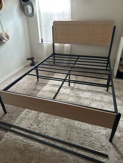 Full size bed frame only