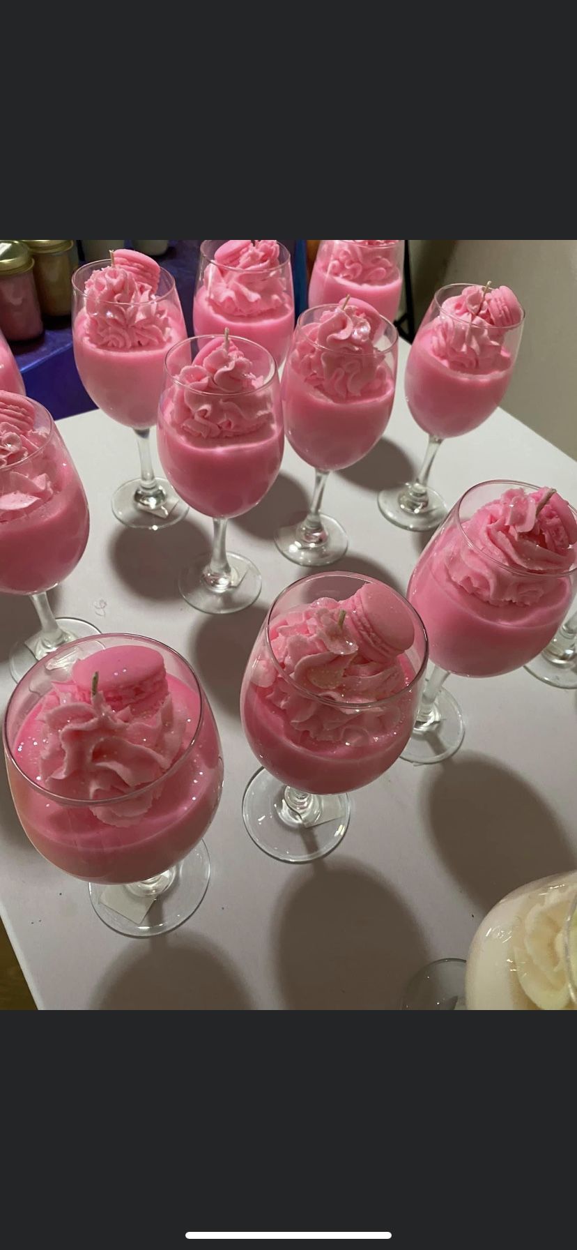 Wine Glass Candles