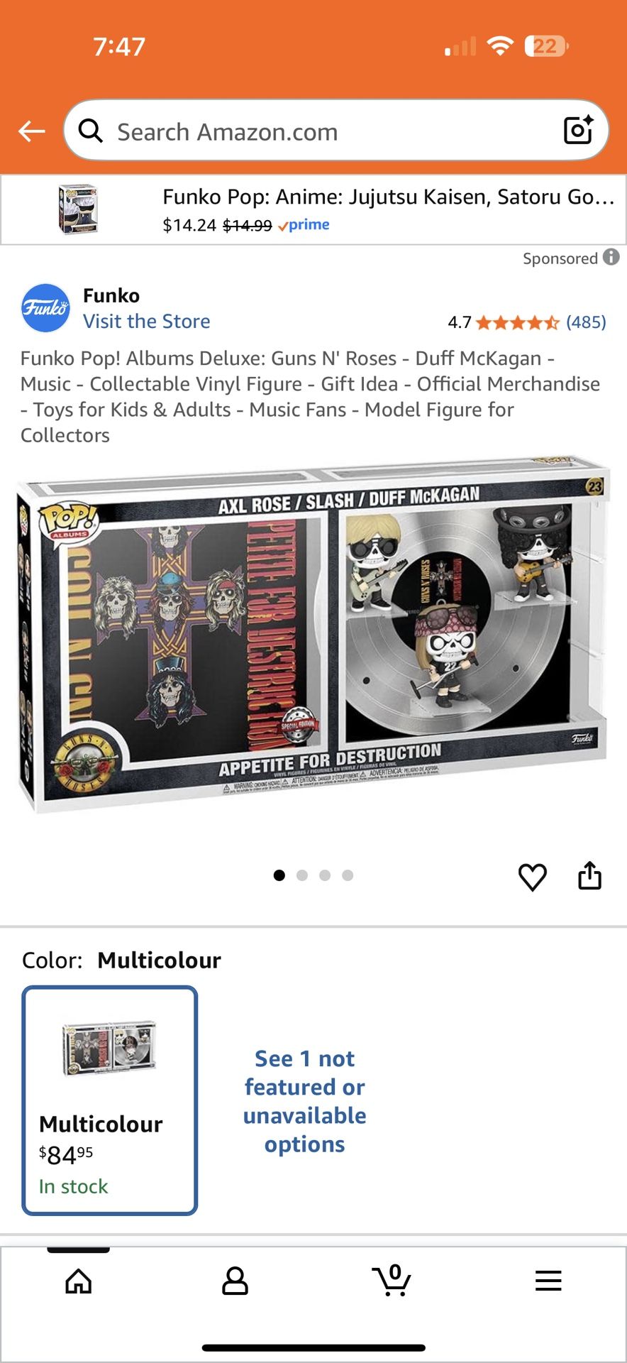Funko Pop! Albums Deluxe: Guns N' Roses - Duff McKagan - Music - Collectable Vinyl Figure - Gift Idea - Official Merchandise - Toys for Kids & Adults 