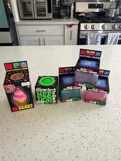 Needoh nice cream needoh glitter & glow needoh glow in the dark lot