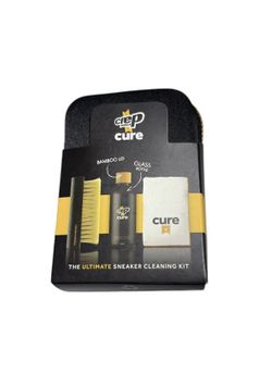 🔥 Crep Cure Cleaner Kit Bamboo/Glass Bottle New (Brush, 3.5oz Bottle,Cloth)🔥