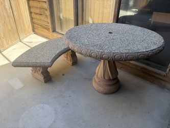 Lunch Table concrete