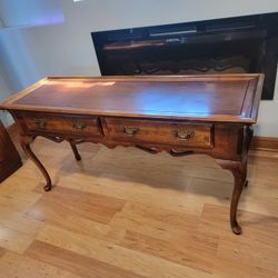 Wood Console Table 54"x18"x27