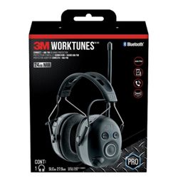 3M Work tunes Connect + AM-FM Hearing Protection muffs (Bluetooth)