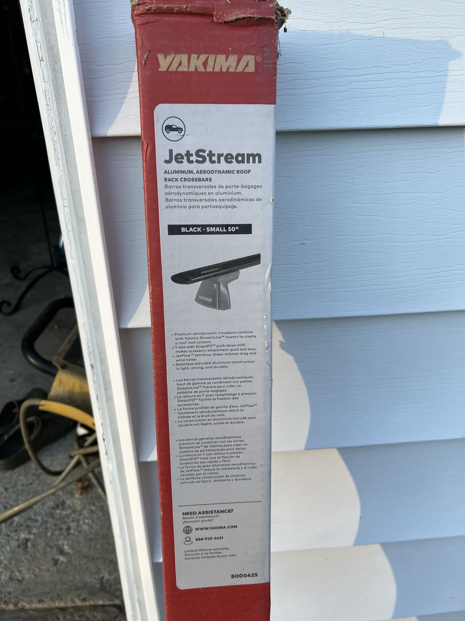Yakima JetStream Crossbars - Black - 50"