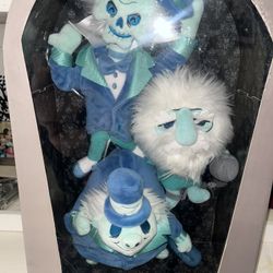 Disney Parks Haunted Mansion Hitchhiking Ghost Plush Set
