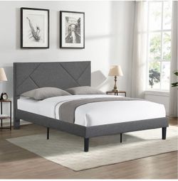 Free queen Bed+ Bed frame