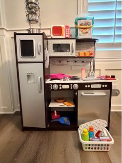 Kids Play Kitchen with many accessories