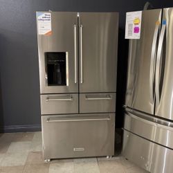 KitchenAid 5 Door French Door Refrigerator With Water Dispenser And Flexzone Drawer ANW3 