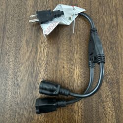 Power Cord Extension and Splitter