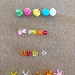 Transparent Faceted Beads