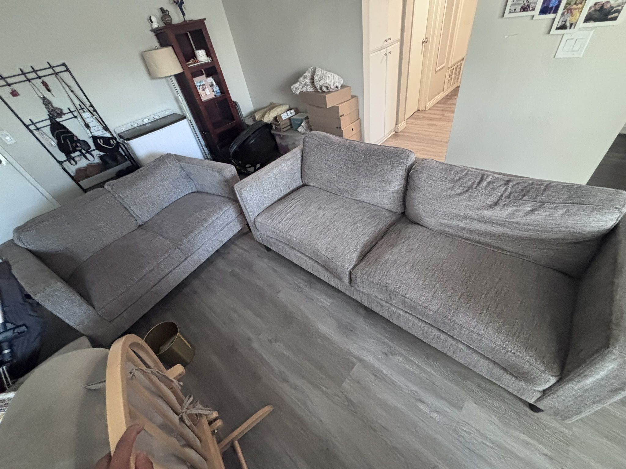 Gray Sofa Set