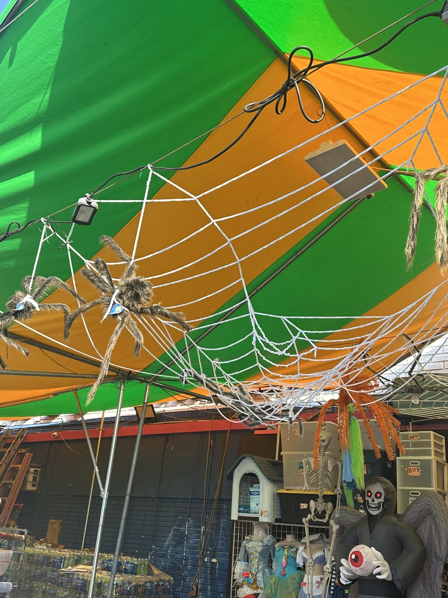 Large Spider Web Decoration, Halloween Decorations, Spider Props, Halloween Props, Large Spiders