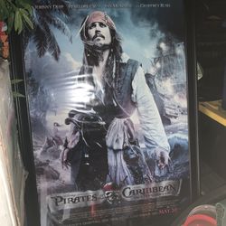 Pirates Of The Caribbean Frames Movie Posters.