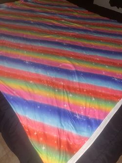 Pride-Colored Stretch Fabric – Large Piece
