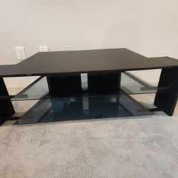 55" TV Stand With Shelves In Excellent Condition 