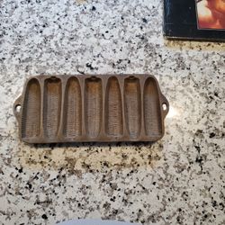 Vintage Cornbread Maker Castiron Marked " M"