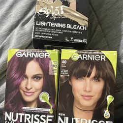 Hair dye and Bleach 
