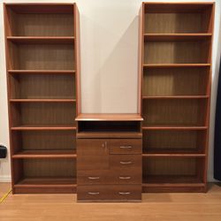 Bookshelves & Work Station