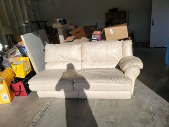 Sleeper couch. Two cushions plus fold out bed