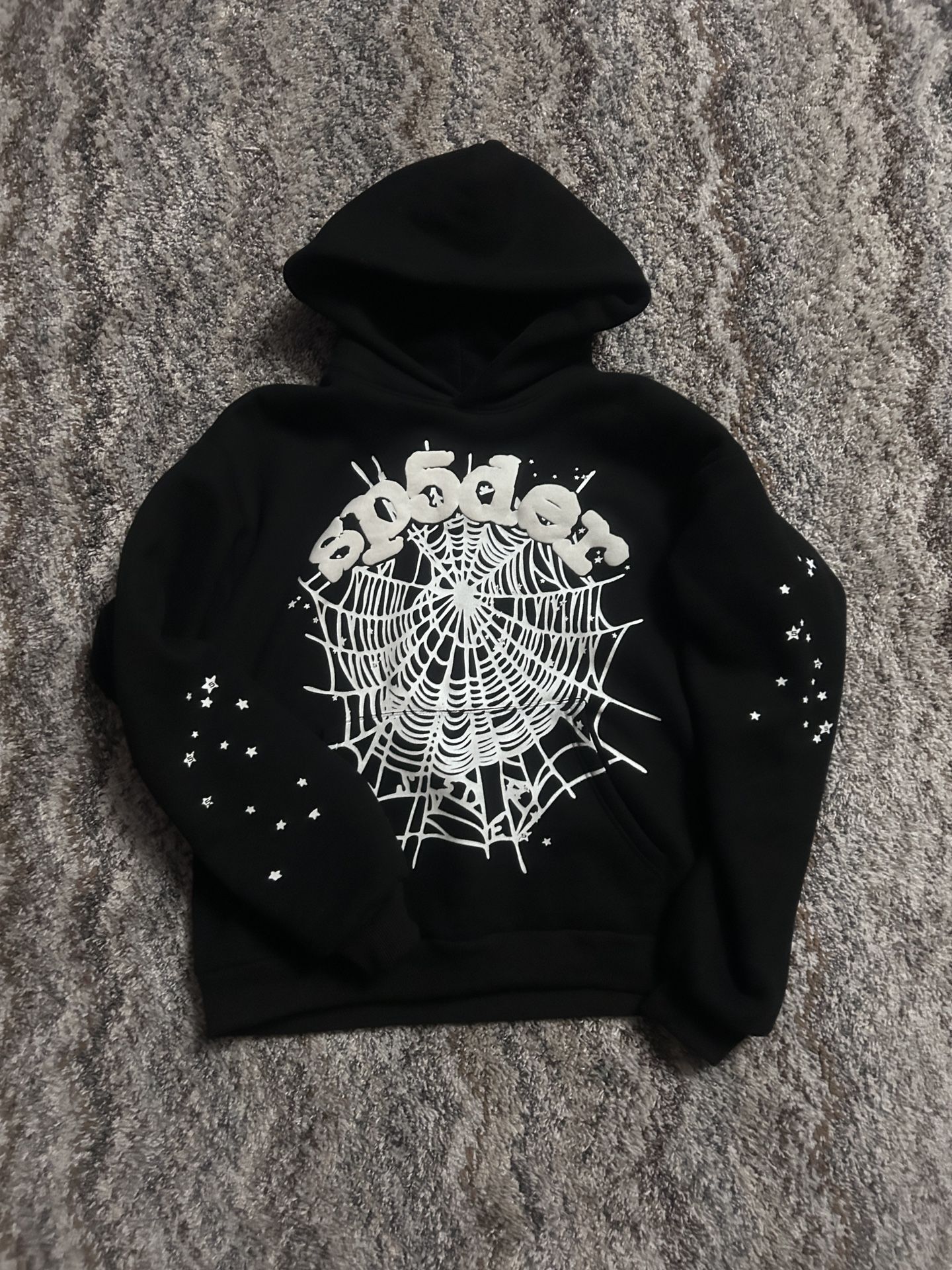 black sp5der hoodie