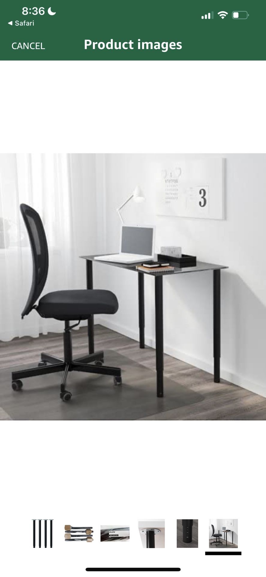 IKEA olov Adjustable Table Legs (4) for Sale in Seattle, WA OfferUp