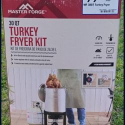 Master Forge 30QT Turkey Fryer Kit...$40..Firm On Price.. Brand New...