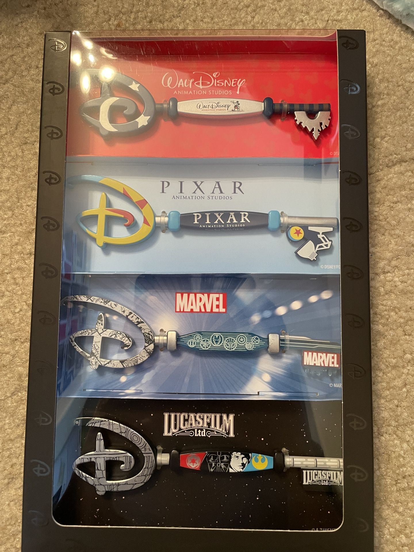 Disney Limited Edition Key set Of 4