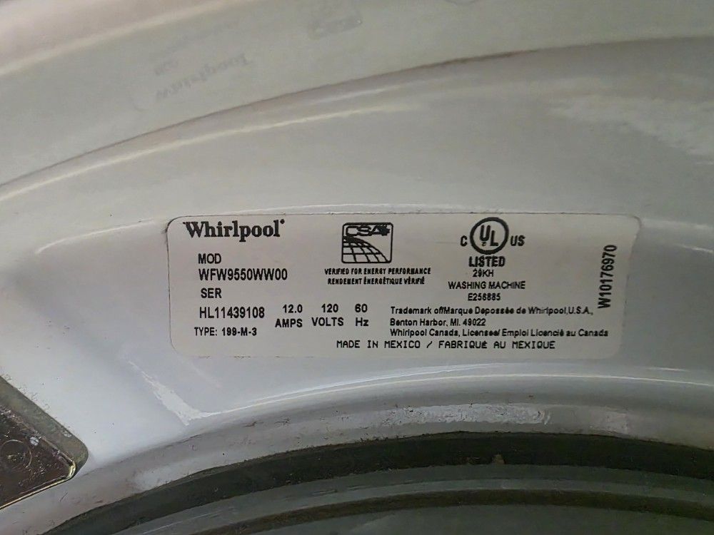 Whirlpool Duet Washer